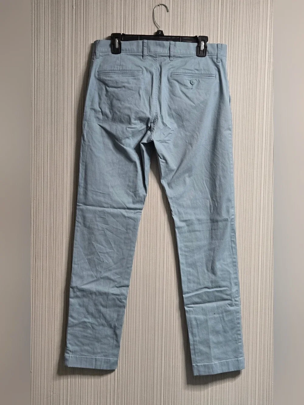 J. CREW 484 Slim-fit Stretch Chino pant in Sound Blue Size 31x32 $98 AR885 Nwot